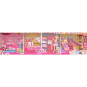 Barbie(バービー) HOUSE FURNITURE & 人形 ギフトセット TARGET 限定 (2010)｜worldselect