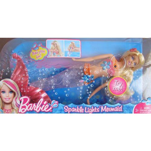 Barbie(バービー) SPARKLE LIGHTS MERMAID 人形 (Blond Hair...