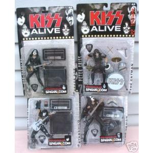 KISS（キッス） Alive 4体セット フィギュア Individually Carded｜worldselect