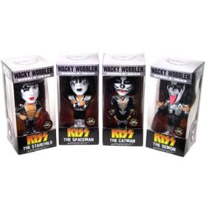 KISS（キッス） Collectors Memorabilia: Funko Glow In The Dark Chase Wacky Wobblerセット｜worldselect