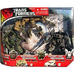 トランスフォーマー ムービー 3 Pack， オートボット ジャズ， ボーンクラッシャー， ディセプ...