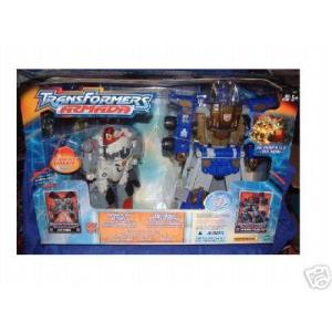 トランスフォーマー アルメイダ オプティマスプライム and ジェットファイア with 6 ミニ ...