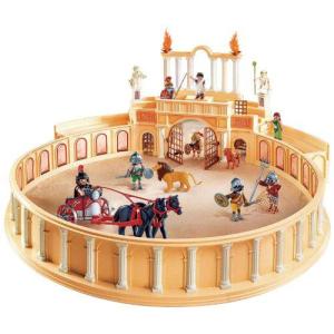 Playmobil(プレイモービル) 戦士・バイキング 古代ローマ軍のコロシアム 4270｜worldselect