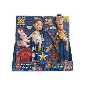 トイストーリー ジェシー &amp; ウッディ Pull String Dolls (Combo パック)