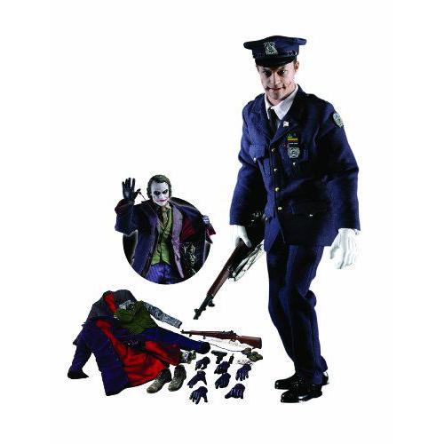 ホットトイズ ダークナイト: 1:6スケール ジョーカー (Gotham City Police) ...