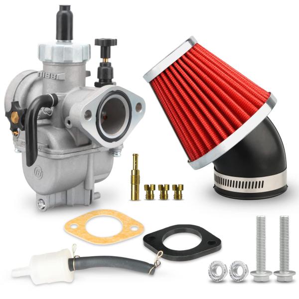 NIBBI PE22mm キャブレター 48mmエアフィルターとキャブジェット付き 110cc 12...