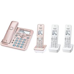 パナソニック  デジタルコードレス電話機 子機1台付き 1.9GHz DECT準拠方式 ピンクゴール...