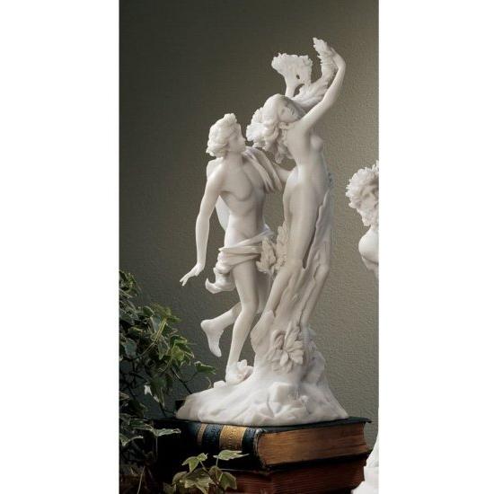Design Toscano Apollo &amp; Daphne (1622) 接着大理石像 - 2個セ...