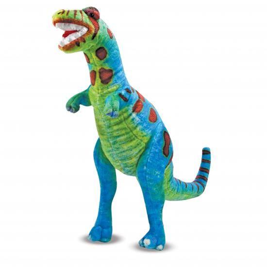 Melissa &amp; Doug メリッサ＆ダグ T-Rex 恐竜 - 本物そっくりのぬいぐるみ（高さ2...