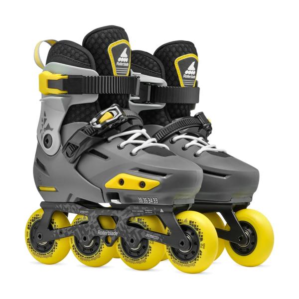 ローラーブレード ROLLERBLADE インラインスケート ブーツ APEX CHARCOAL&amp;Y...