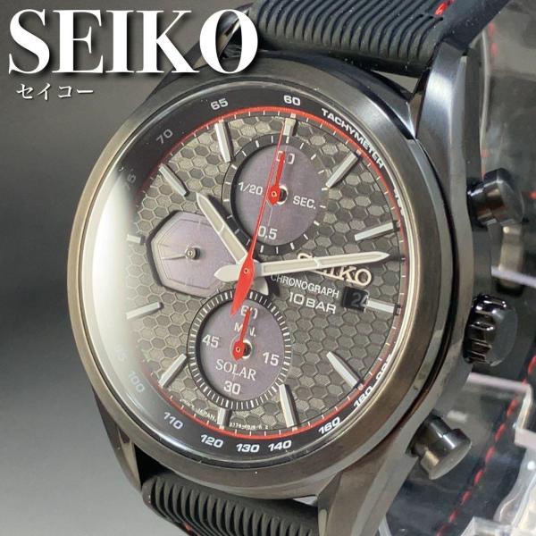 米国限定モデル 定価400USDソーラー新品未使用SEIKOセイコーメンズ腕時計男性用ウォッチSSC...