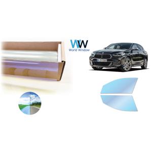 遮熱 オーロラ (発色) 81％ BMW X2 カット済みカーフィルム フロントドアセット｜worldwindow