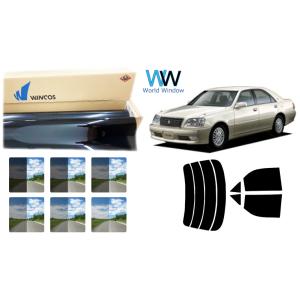 遮熱フィルム WINCOS プレミアム クラウン 4ドアセダン (S170系) カット済みカーフィル...