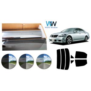 カーフィルム カット済み 車種別 スモーク クラウン 4ドア セダン