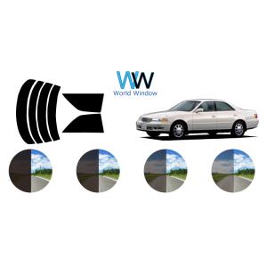 カーフィルム カット済み 車種別 スモーク マークII　４ドアハードトップ X10# リアセット