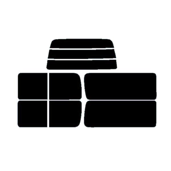 カーフィルム カット済み 車種別 スモーク ハイエースバン５Dロング H1## リアセット