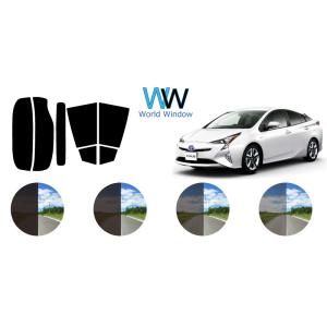 カーフィルム カット済み 車種別 スモーク プリウス ZVW50 ワイパー