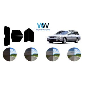 カーフィルム カット済み 車種別 スモーク ステージア #C34 リアセット