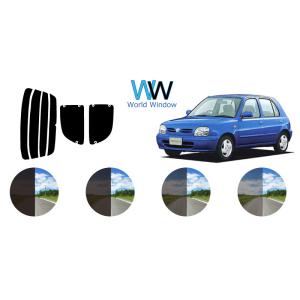 カーフィルム カット済み 車種別 スモーク マーチ３Ｄ #K11 リアセット