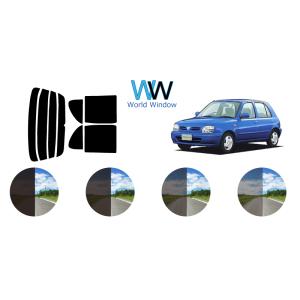 カーフィルム カット済み 車種別 スモーク マーチ５Ｄ #K11 リアセット