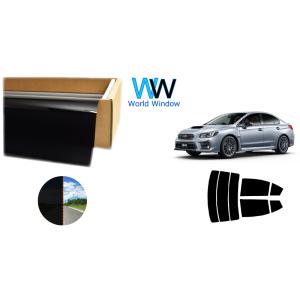 透過率1% 遮熱 スモークフィルム WRX S4 / STI (VAG/VAB) カット済みカーフィ...