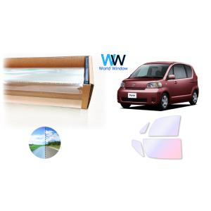 遮熱 オーロラ(グロウゴースト91)  トヨタ ポルテ (10系) カット済みフィルム フロントドア...