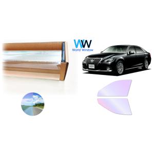 遮熱 オーロラ(グロウゴースト91)  トヨタ クラウン (AWS210) カット済みフィルム フロ...