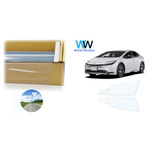 透明遮熱フィルム スーパーUV400IR87 トヨタ プリウス (60系) カット済みフィルム フロ...