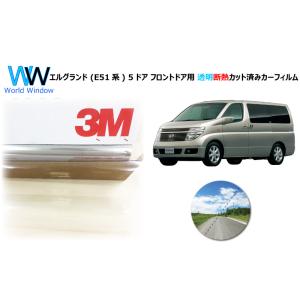 ミラータイプフィルム エルグランド (E52) カット済みカーフィルム