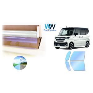 遮熱 オーロラ 発色 81％ スズキ スペーシア (MK54S/MK94S) カット済みカーフィルム...