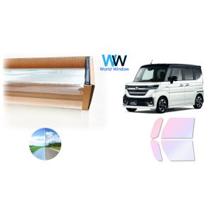 遮熱 オーロラ グロウゴースト91 スズキ スペーシア (MK54S/MK94S) カット済みフィル...