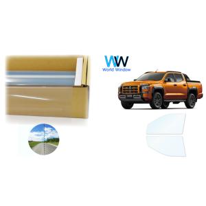 透明遮熱フィルム スーパーUV400IR89 ミツビシ トライトン (LC2T) カット済みフィルム...