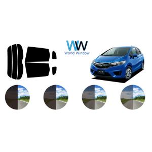 カーフィルム カット済み 車種別 スモーク フィット / フィットハイブリッド GK# / GP5・...