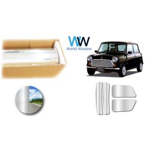 ミラータイプフィルム ローバー ミニ カット済みカーフィルム リアセット シルバーフィルム