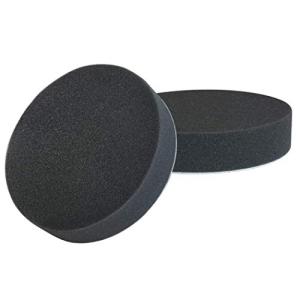XSAJU スポンジバフ 150mm ポリッシャーバフ 2個セット 超微粒子用 マジックテープ式 洗車スポンジ ワックスがけ