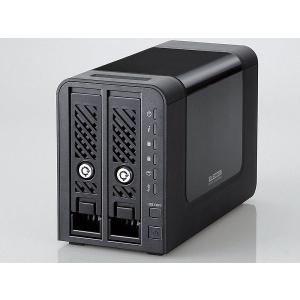 【送料無料】ELECOM エレコム NSR-MS2T2BLB [Linux搭載 2Bay NAS ネットワークアタッチドストレージ 2TB]｜wow-store