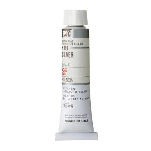 ホルベイン 油絵具 金&銀 20ml H191 シルバー 3本入 000191｜Office WOW！