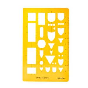 UCHIDA ウチダ マービー テンプレート 論理設計定規 No.1 012-0027