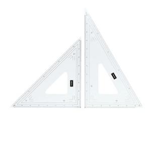 UCHIDA ウチダ マービー 三角定規 24cm 縮尺目盛り付き 1-809-1024