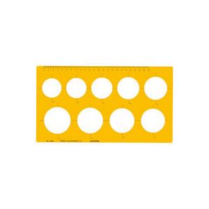 UCHIDA ウチダ マービー テンプレート No.116M 円定規 1-843-0016*