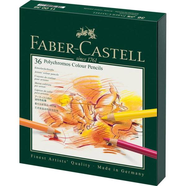 ファーバーカステル ポリクロモス色鉛筆 36色 スタジオボックス入り 110038