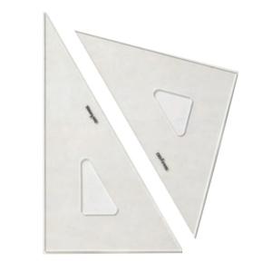 DRAPAS ドラパス 三角定規 目盛なし 3mm厚 60cm No.13-037