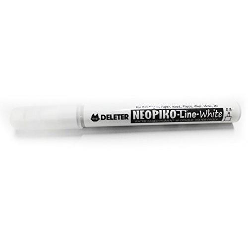 デリーター ミリペン ネオピコライン ホワイト 0.5mm NEOPIKO Line White 3...