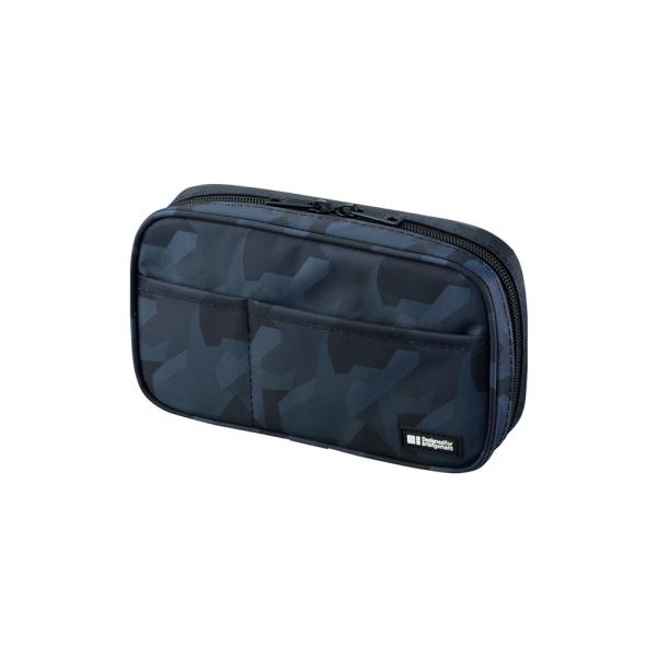 リヒトラブ ペンケース ブックタイプ ブラックカモフラージュ A-7551-134