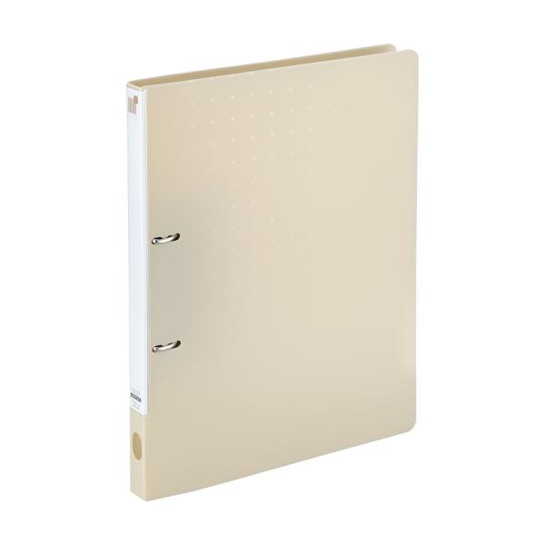 リヒトラブ CUBE FIZZ リングファイル ツイストリング スマートスリム A4 2穴 ベージュ...