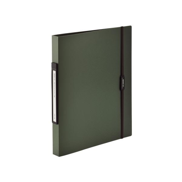 リヒトラブ SMART FIT リングファイル ツイストリング A4 オリーブ F-7540-22