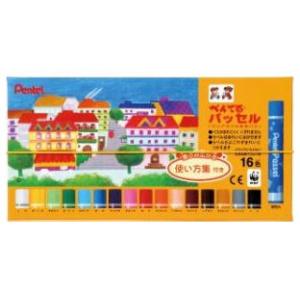 ぺんてる（Pentel） パッセル クリアラベルまきパス 16色(ゴム掛け付き