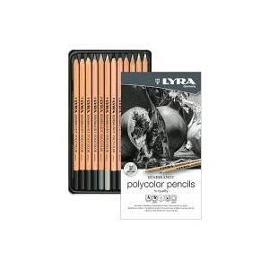 LYRA（リラ） 油性色鉛筆 ポリカラー メタルボックス入り 72色セット