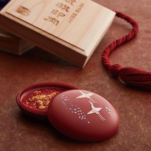 シャチハタ 高岡漆器 螺鈿仕上 鯱旗印肉 50...の詳細画像4