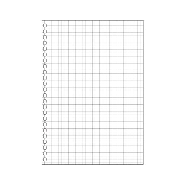 リヒトラブ オープンリングノート ツイストノート 適合リーフ 5mm方眼罫 A5 S型 N-1650...